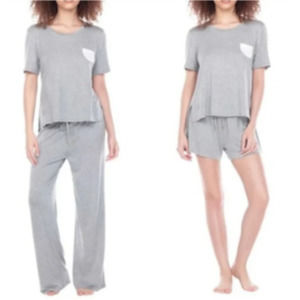 ✔️Honeydew women's 3-piece lounge set, gray